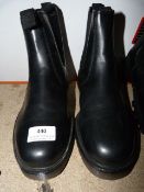 *Pair of Black Slip on Safety Boots Size 7