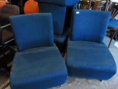 *4 Sections of Blue Seating