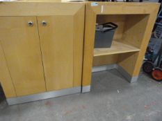 *Light Beech & Silver Reception Counter