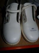 *Pair of Size 39 White Working Shoes