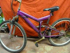 Lady's Mountain Bike - Purple