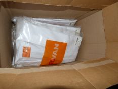 *Box containing 13 White Overalls