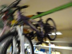 *Girl's Carrera Mountain Bike with Suspension - Lilac & White