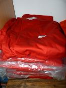 *8 Pairs of Red Coveralls