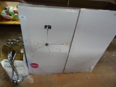 *Polished Chrome Ceiling Light & 2 Wall Lights