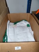 *18 White & Green Overalls