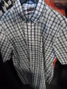*3 Medium Black & White Check Shirts