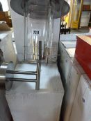 *3 Stainless Steel & Glass Wall Lanterns