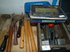 Box Containing Engineer's & Joiner's Lathe Tooling