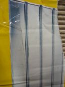 *B&Q 4 Fold Bath Shower Screen