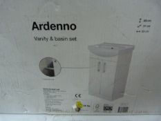 *Ardenno Vanity Shower Basin Set