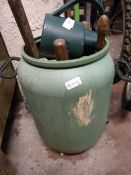 Box Containing Assorted Gardening Tools