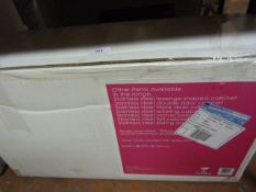 *Single Door Stainless Steel Bathroom Cabinet