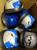*Box Containing 6 Assorted Helmets