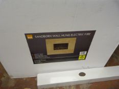 *B & Q Standbourne Wall Hung Electric Fire
