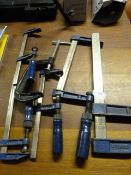 Assorted F & G Clamps