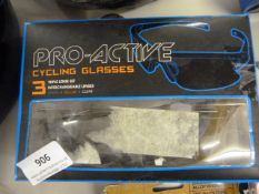 *Pair of Cycle Pro Active Sunglasses with Changeable Lenses