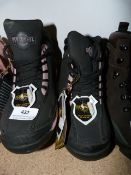 *Pair of Pink & Black Walking Boots Size 3