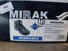 *Pair of Mirak Brown Size 4 Trekking Boots