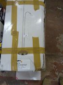 *3 Stainless Steel Effect Floor Lamps