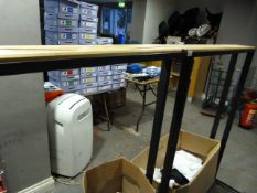 *Wood & Black SPUR Style Garment Rail