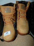 *Pair of Amblers Steel Toecap Tan Boots Size 3
