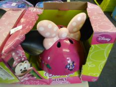 *Disney Minnie Mouse Bow Tie Cycle Helmet