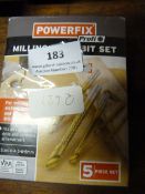 Powerfix Milling Drill Bit Set