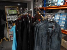 *Chrome Adjustable Height Garment Rail