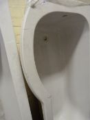 *White Acrylic P Shaped Bath