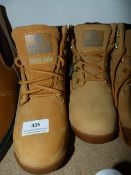 *Pair of Ambler Steel Toecap Safety Boots Size 3