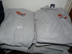 *32 Light Grey Embroidered Polo Shirts