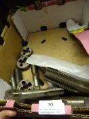 Box Containing Taps & Dies