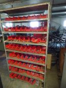 *Steel Shelving Unit containing Plastic Linbin Storage Boxes which contain Various Brake &  Hose