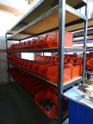 *Length of Fabricated Shelving including Various Joints - Oil Filters - Fabricated Brackets etc