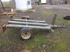 *Three motorcycle trailer