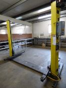 *Tecalemit Twintec Mark V 2.5 Tonne 2 Post Vehicle Lift Serial Number 13757G88
