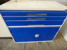 *Work Shop Storage Unit consisting of Drawers & Cupboard