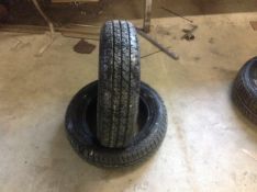 *Two 165/13 eight ply trailer tyres new condition
