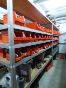 *2 Bays of Fabricated Shelving containing Various Suspension Springs - Exhaust & Silencer