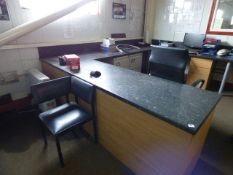*Office Fitment with Simulated Granite Work Top