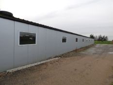 *54 x 27m Fully Insulated Portal Framed Building consisting of Personnel & Roller Shutter Doors -