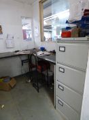*Contents of Store Room Office - Filing Cabinet - High Seat Stool etc