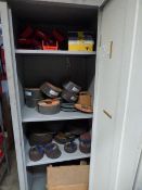 *6ft Stationery Cabinet containing Assorted Abrasive Wheels - Grinding & Cutting Discs etc