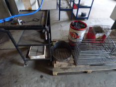 *Industrial Barrow & Pallet containing Stainless Steel Components