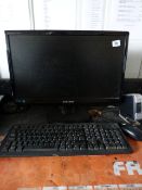 *Samsung Flat Screen Monitor - Keyboard - Mouse & Dymo Printer