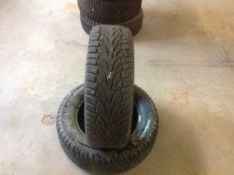 *Two maxsport winter tyres part worn 7 mm tread 205/60/15