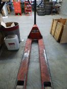 *Long Reach 550 Wide Pallet Truck