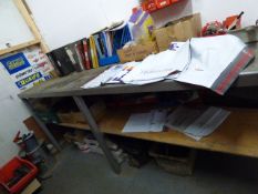 *Fabricated Work Bench