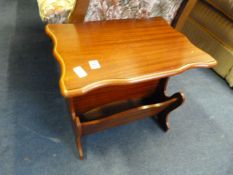 Mahogany Magazine Rack